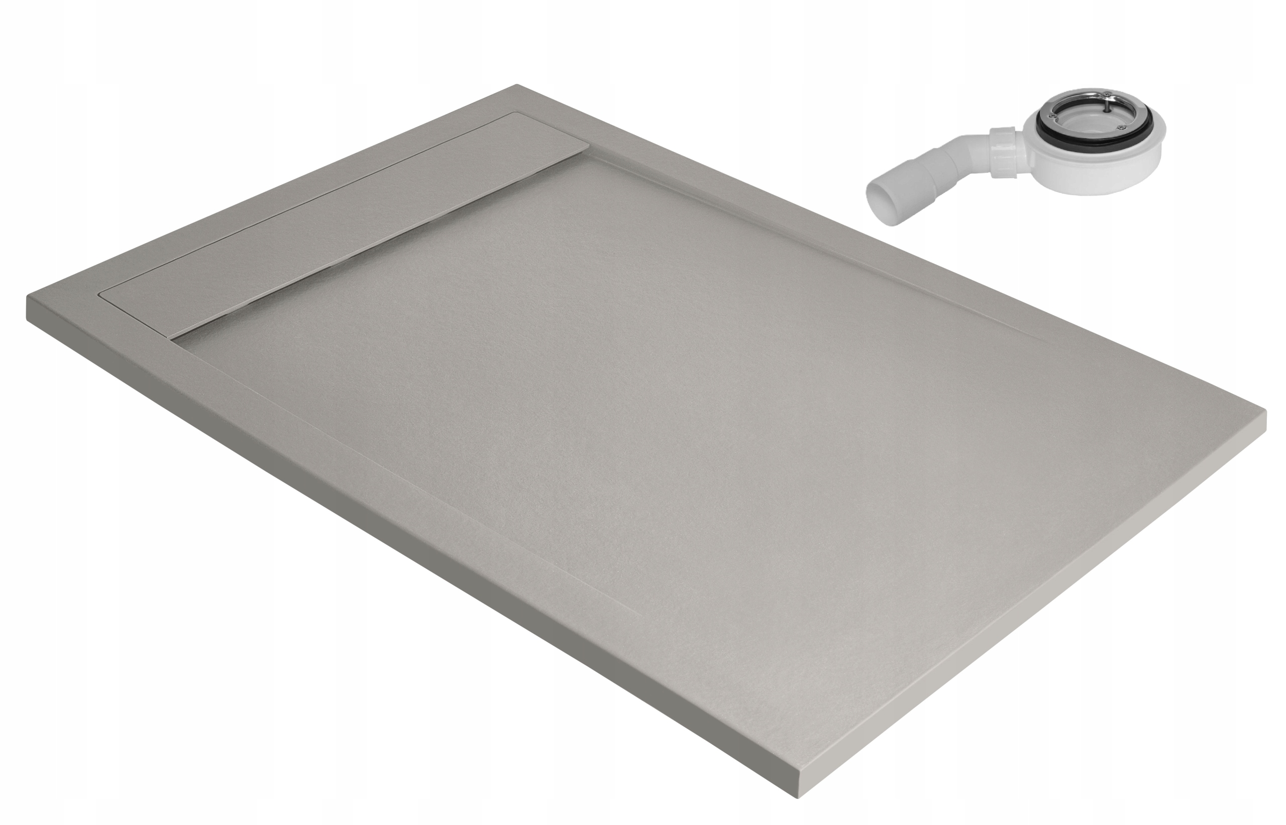 Radaway sprchová vanička z konglomerátu Teos F cemento 120 x 90 cm se sifonem