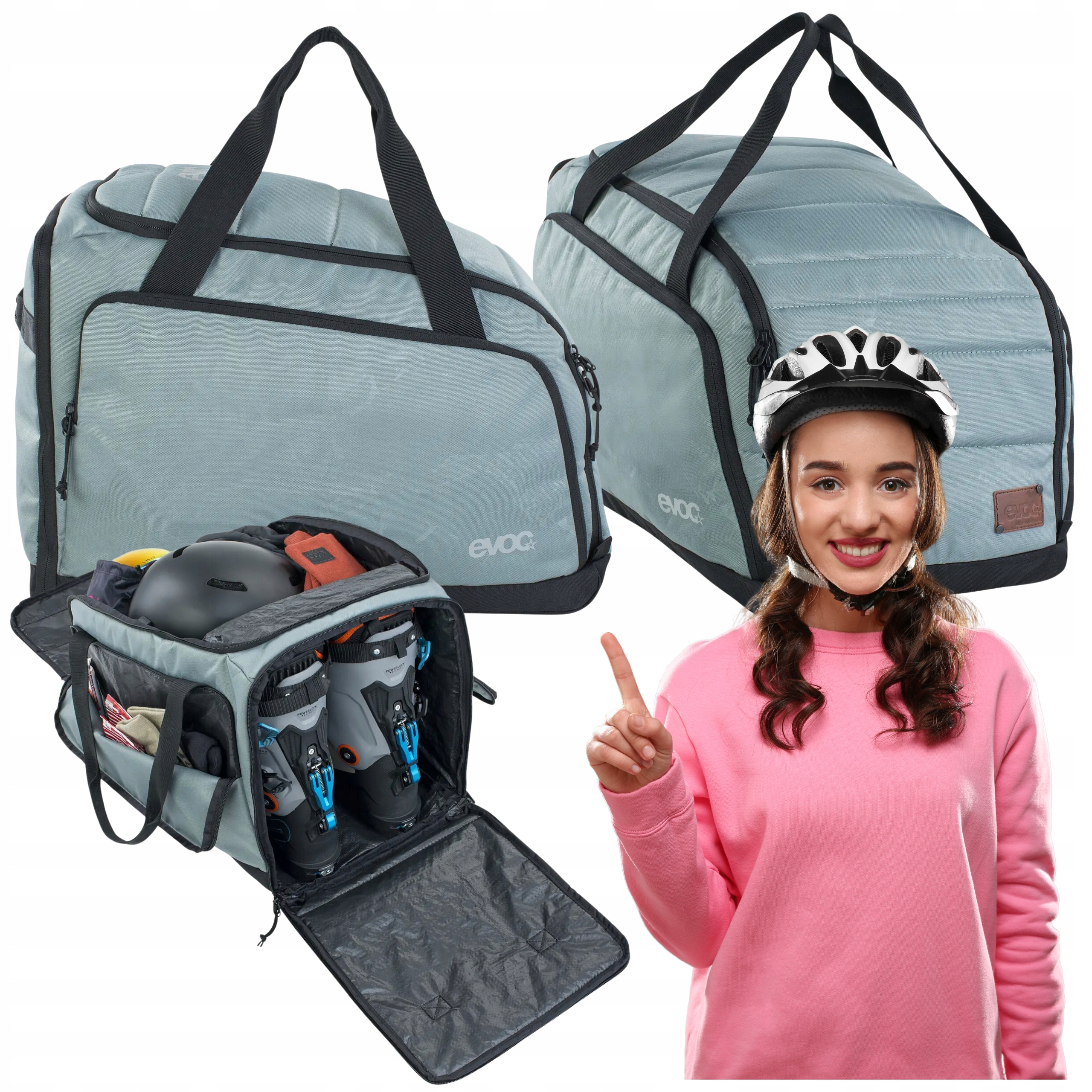 Taška na cyklistické doplňky Evoc Gear Bag 35L ocelová
