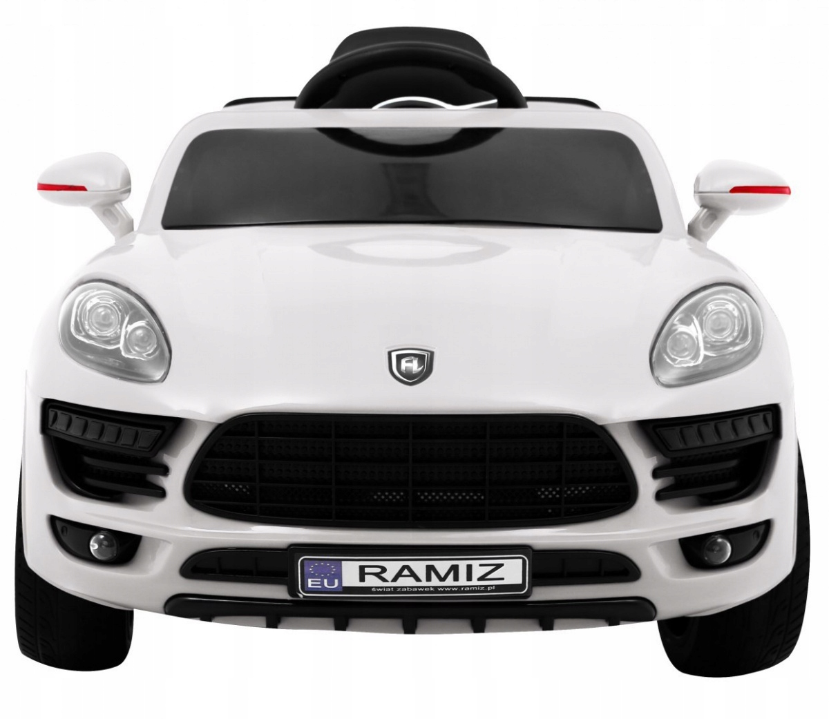 Autko Turbo-S na akumulator dla dzieci Biały Pilot Wolny Start Koła E
