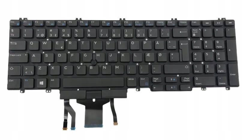Nowa Oryginalna klawiatura Dell Precision 7730 7530 NSK-EQ0BC Jdvpm