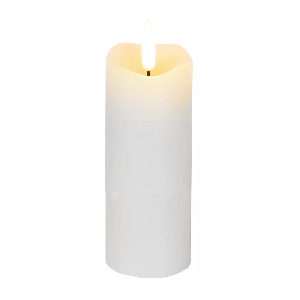 

Świeczka Led Na Baterie Świeca Lampka Biała Mała