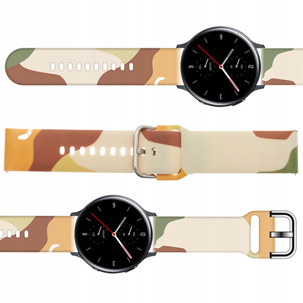 Pasek Strap Moro do Samsung Galaxy Watch 45 46 47 mm silikonowa opaska do