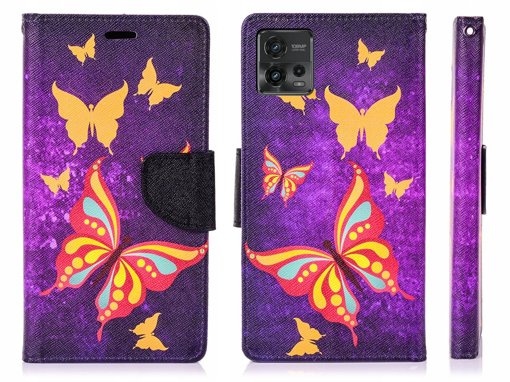 

Etui Portfel Case Do Motorola Moto G72 Szkło