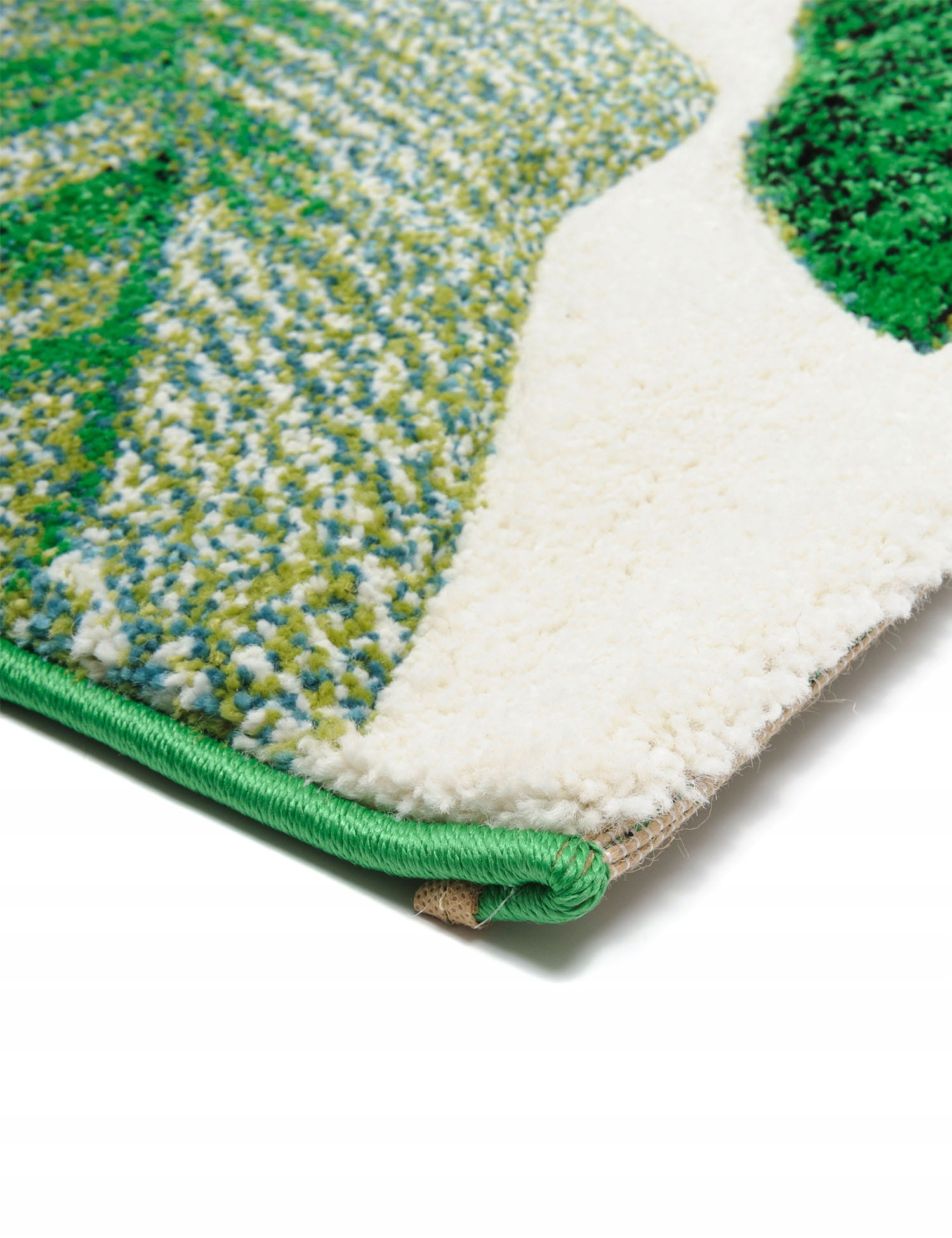 Modny Dywan Fryz Wzór Wycinany Liście 80x140 cm Długość (cm) 140