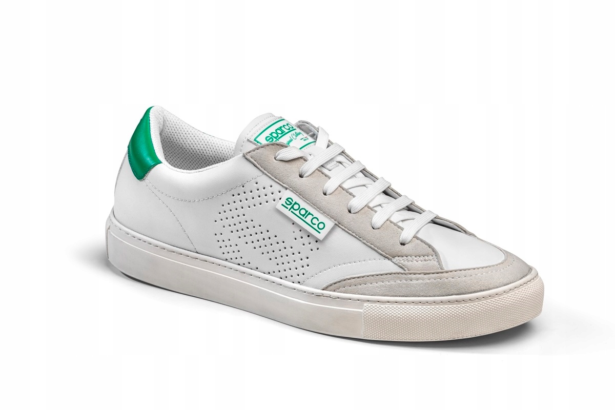 Sportovní obuv Sparco S-Time bílo-zelená, velikost vel