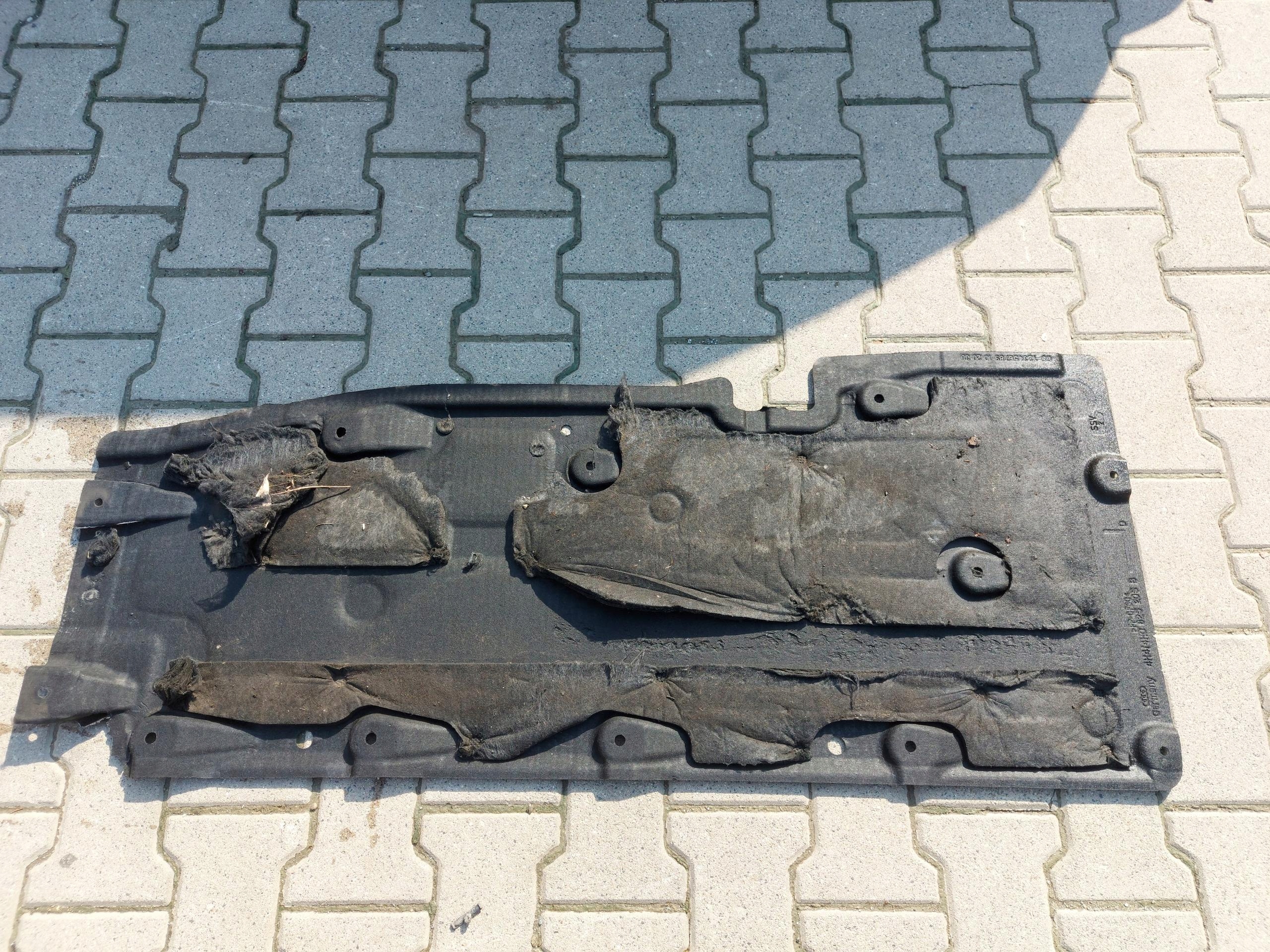 Audi A8 D4 4H 2012 Blende Abdeckung Unterfahrschutz links 4h08525205b
