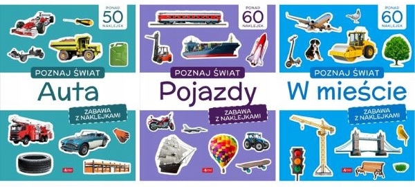 Poznaj świat NAKLEJKI SUPER Pakiet dla chłopca