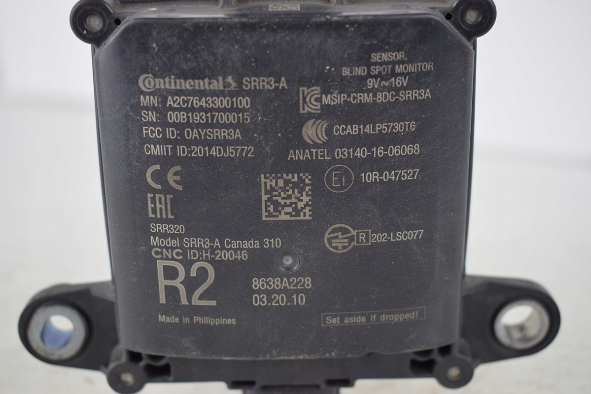 sensor RADAR MARTWGO winkel MITSUBISHI OUTLANDER 8638A228 R2