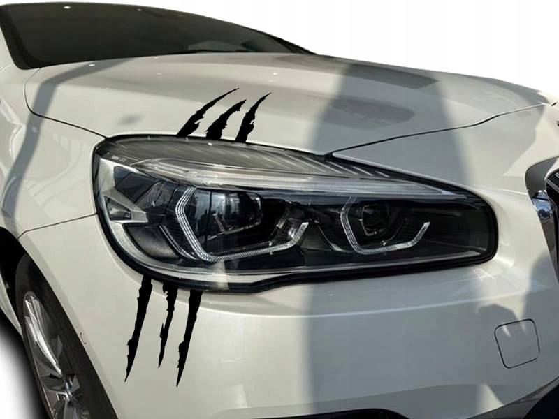 Pazury MONSTER W02 - Naklejka na samochód na auto KOLOR