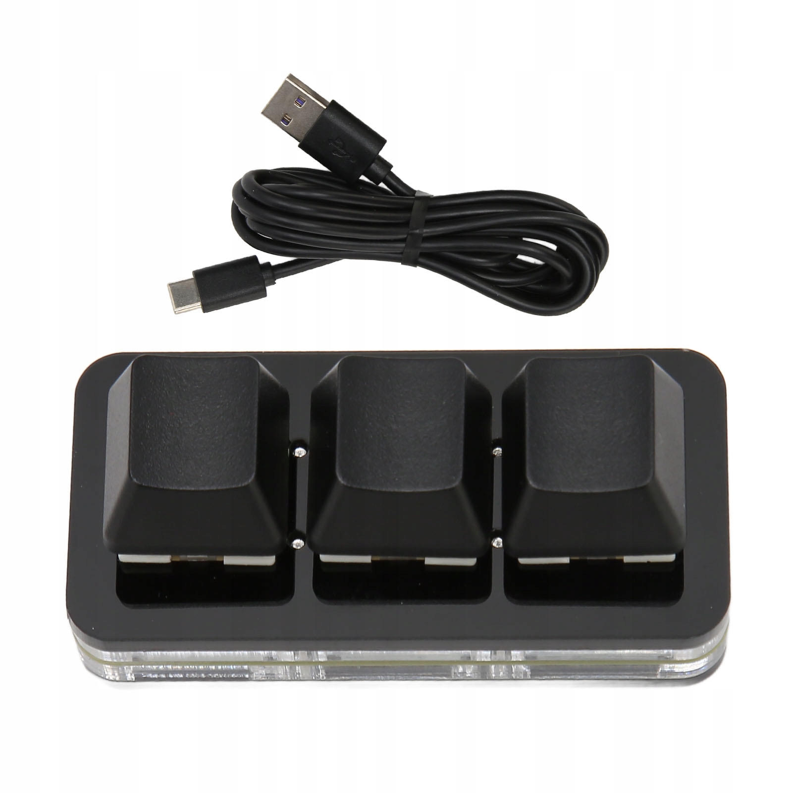 Klucz USB 3 Mini klawiaturę RGB Podświetlenie LED obsługuje EL