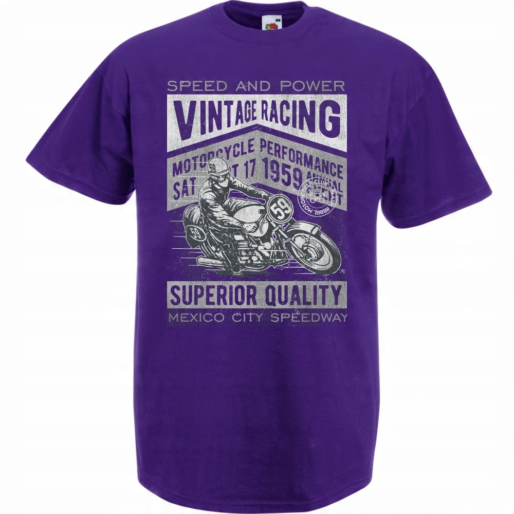 

Koszulka motocykl motocyklista vintage racing S