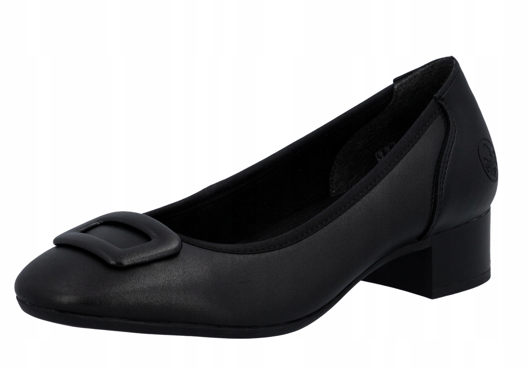 Rieker 43453-00 vel.42 černé kožené lodičky Tuhost H