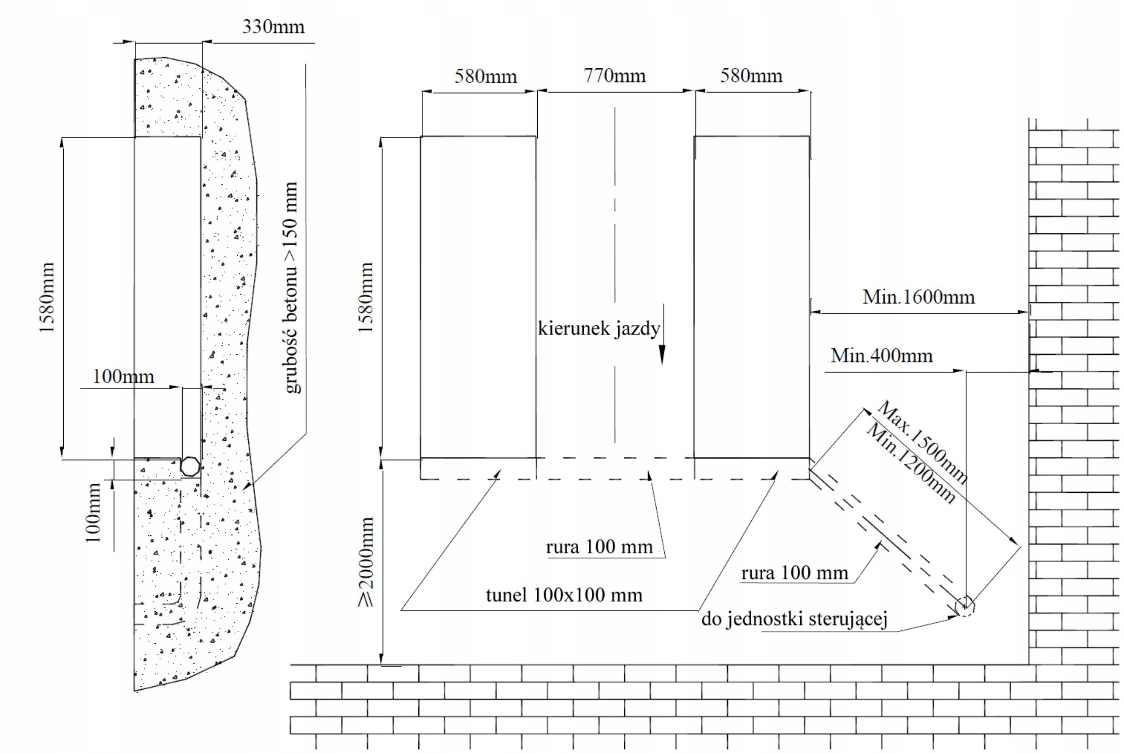 PODNOSNIK NOZYCOWY 3000kg NORTEC PN3000C Producent code PN3000C