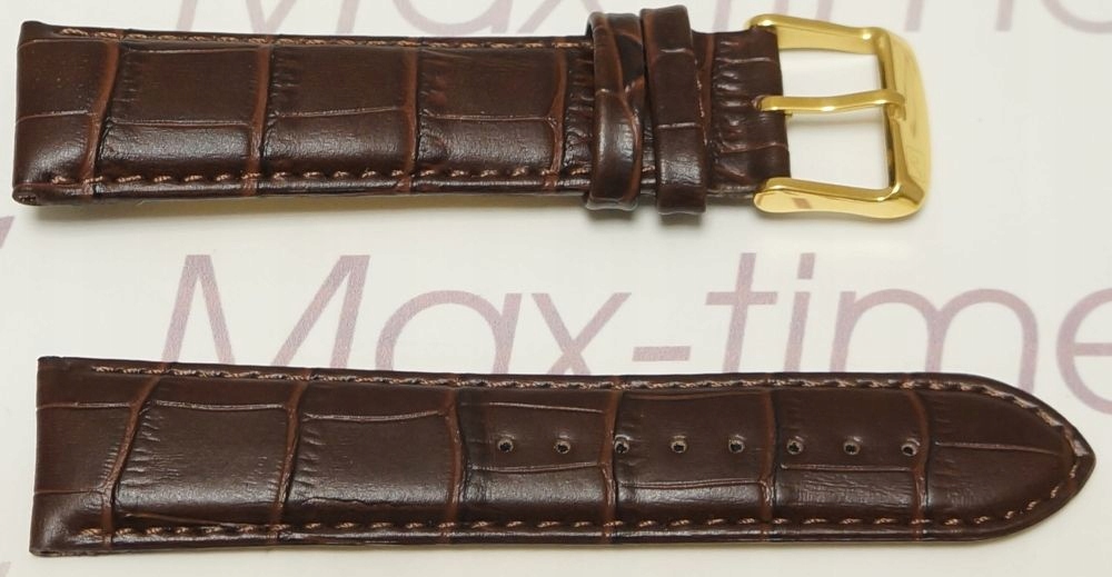 Pasek Skórzany Brąz Do Adriatica, szerokość 22 mm