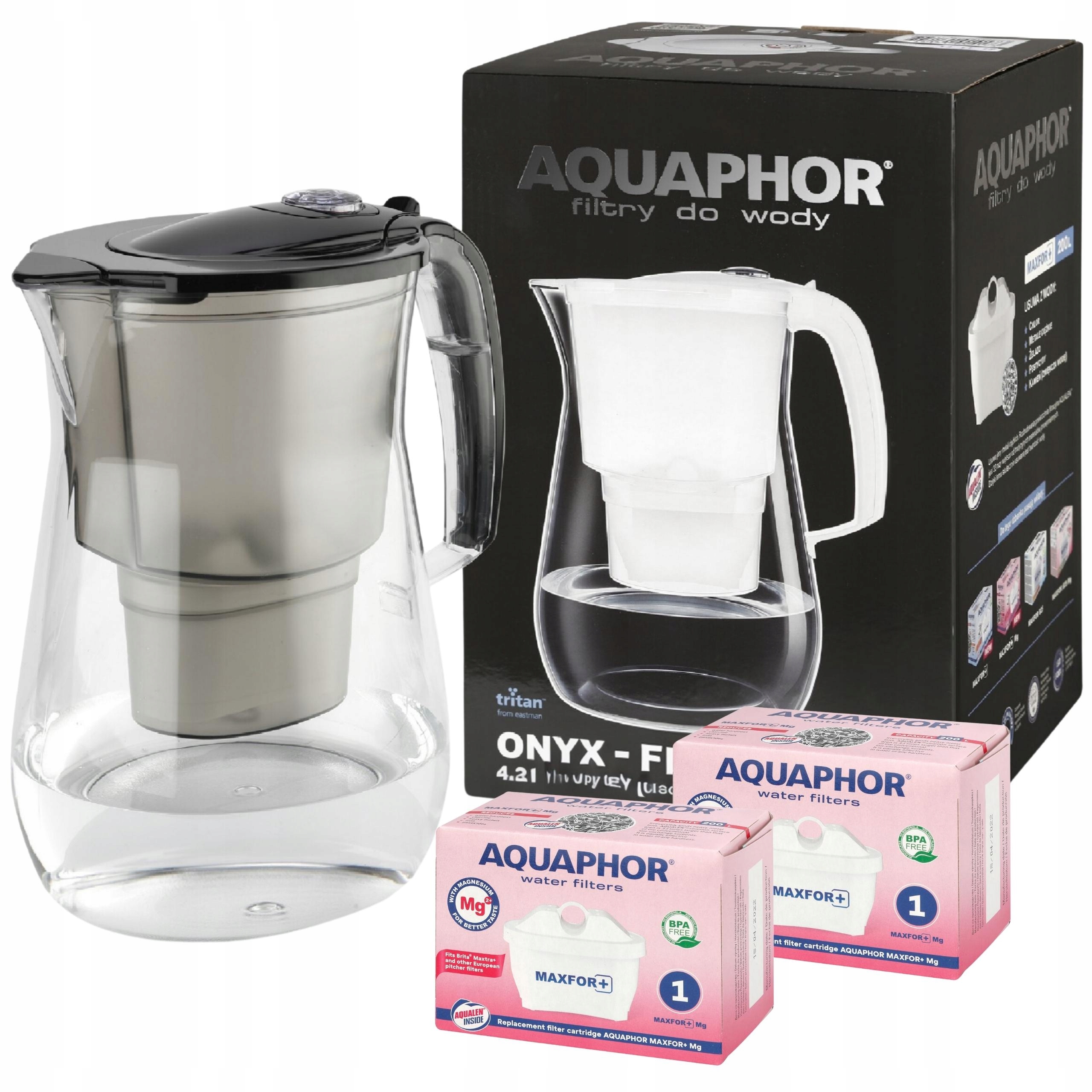 

Dzbanek filtrujący Aquaphor filtr maxfor+ Mg x2