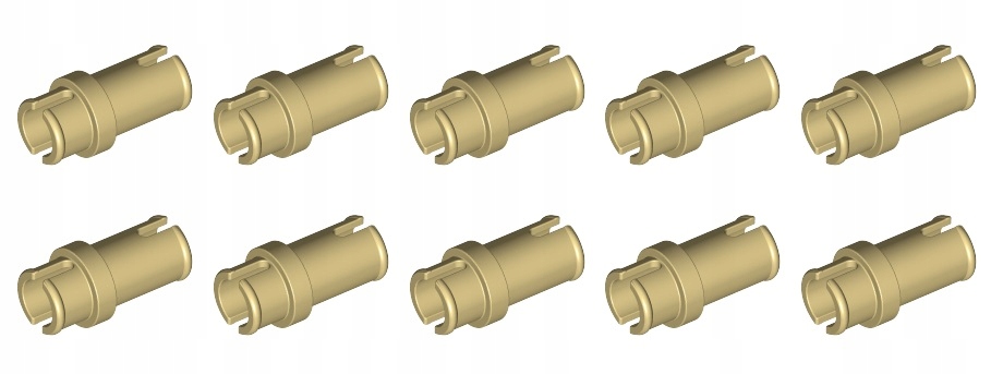 

Lego Technic Pin 3/4 piaskowy tan 32002 - 10 szt