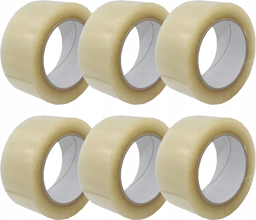 

Taśma pakowa akrylowa transparent 48/132 6szt