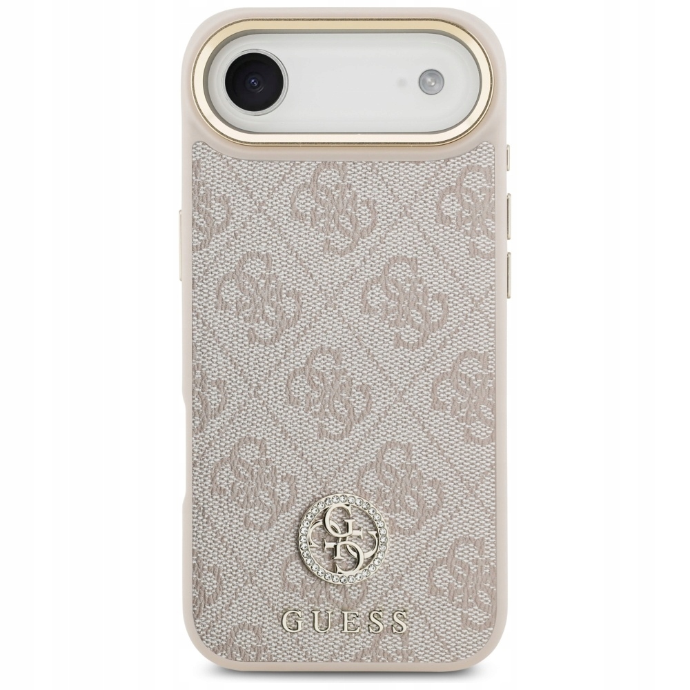 Kryt Guess pre Apple iPhone 17 Air ružový Puzdro Guess 4G Magsafe case cover