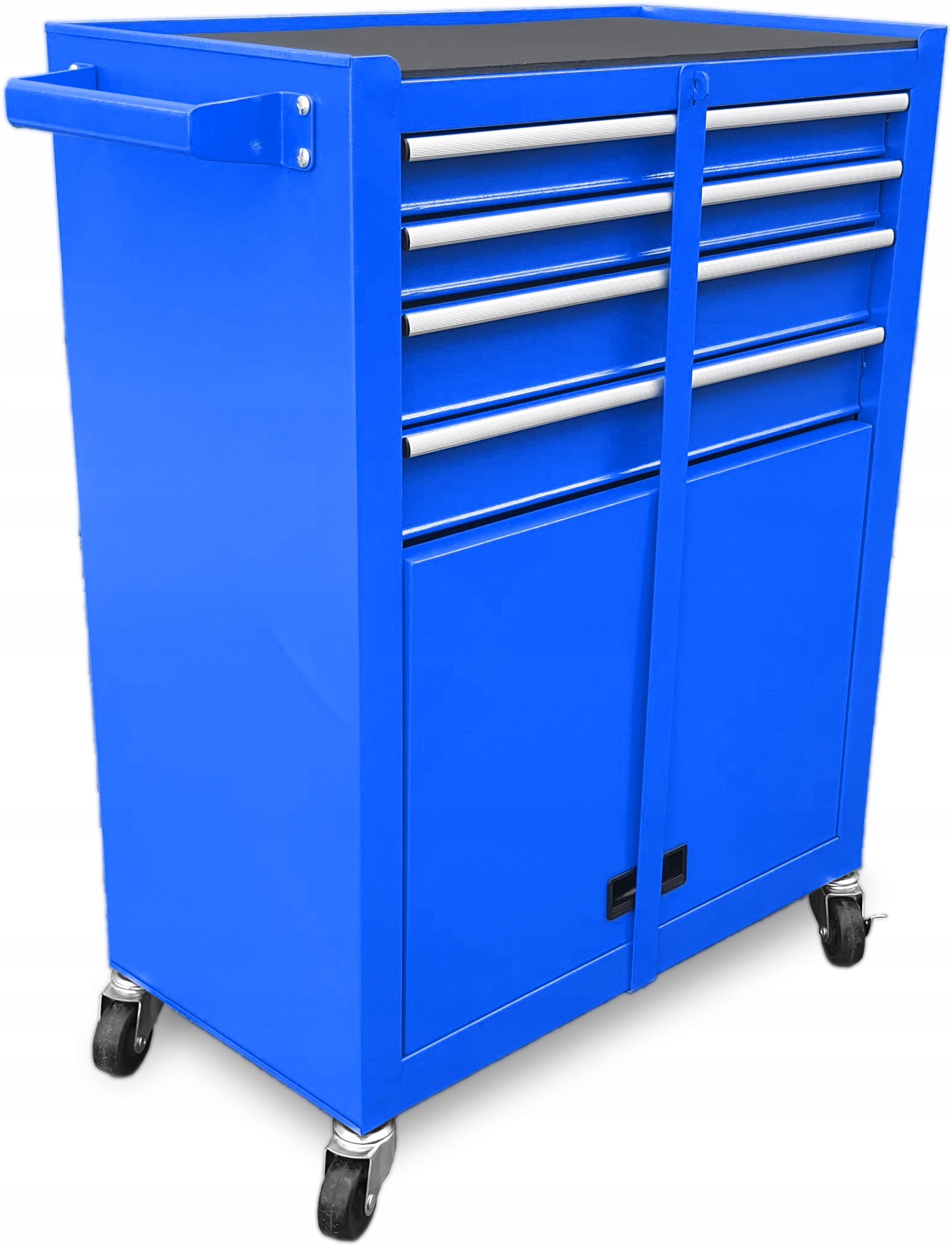 PROFESJONALNY WÓZEK NARZĘDZIOWY SZAFKA WARSZTATOWA 4 szuflady niebieski Marka bez marki