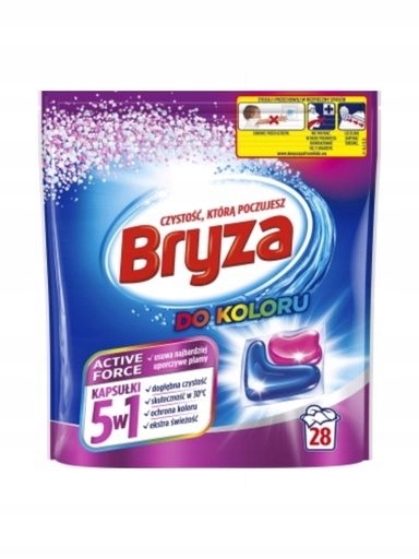 Levně 2x Kapsle na praní Bryza Active Force 5v1, barva 28 ks