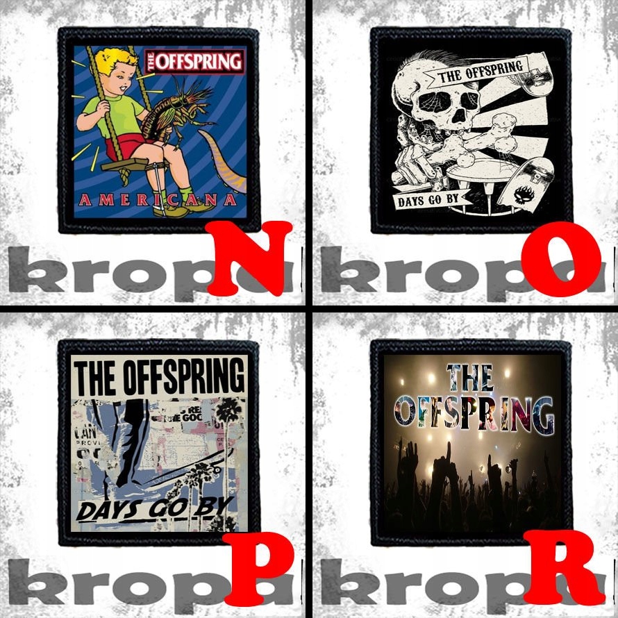 Naszywka THE OFFSPRING Dużo Wzorów! EAN (GTIN) 5905858300041