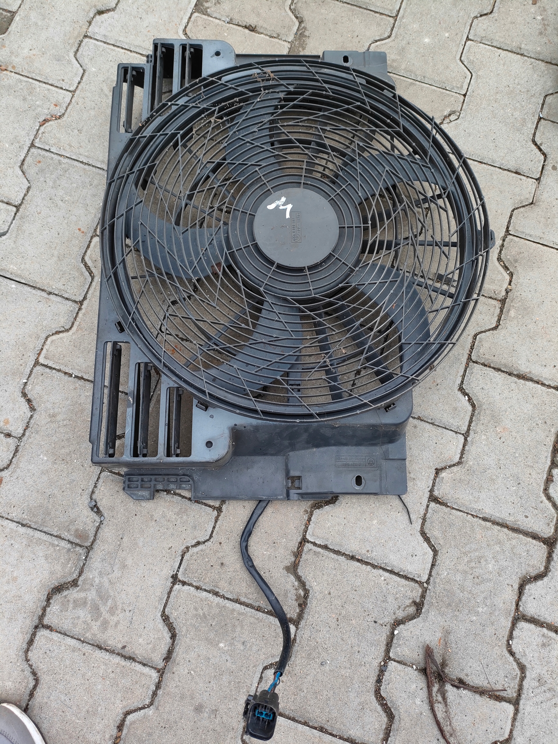 6906107 6921382 - Вентилятор охлаждения кондиционера Bmw X5 E53 3.0 и 3.0 d