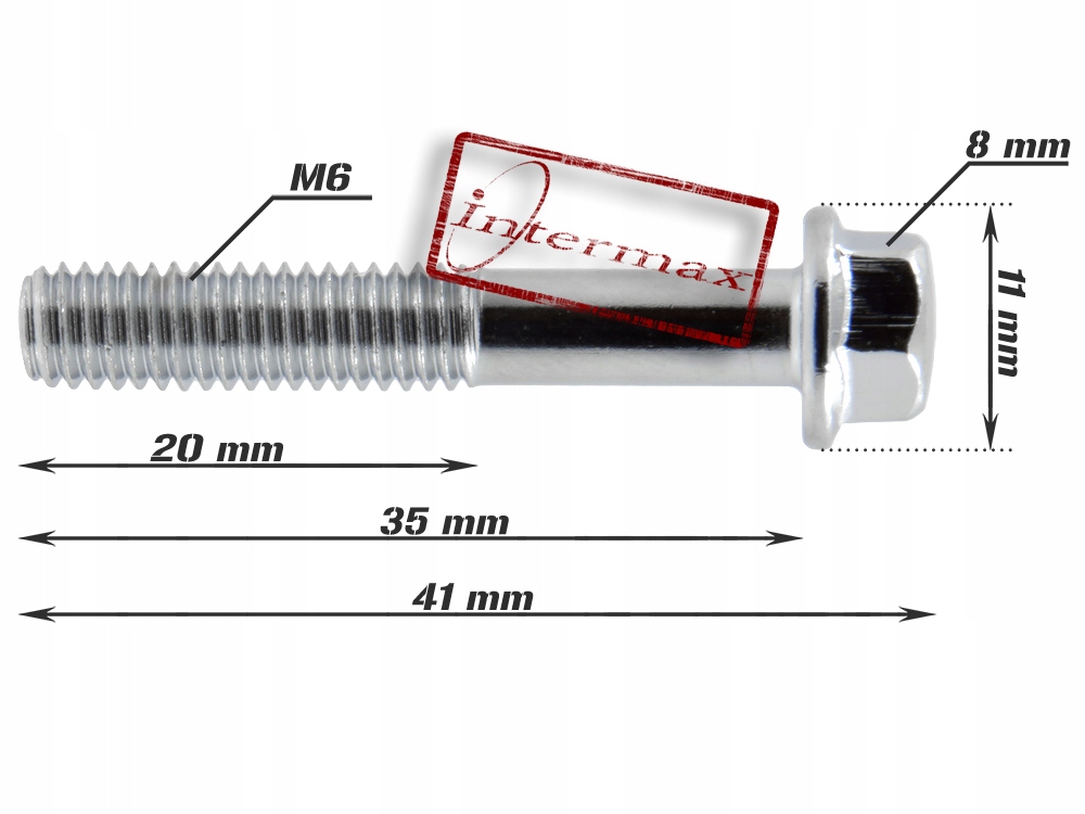 ŚRUBY POKRYWY PASKA NAPĘDOWEGO SKUTER 4T GY6 9 szt Numer katalogowy części jSPPN40mm