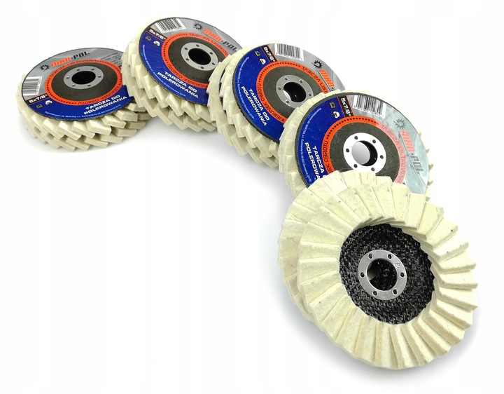 TARCZA LAMELKA POLERSKA Z FILCEM LISTKOWWYM 125MM 1SZT. MAR-POL Marka Mar-pol