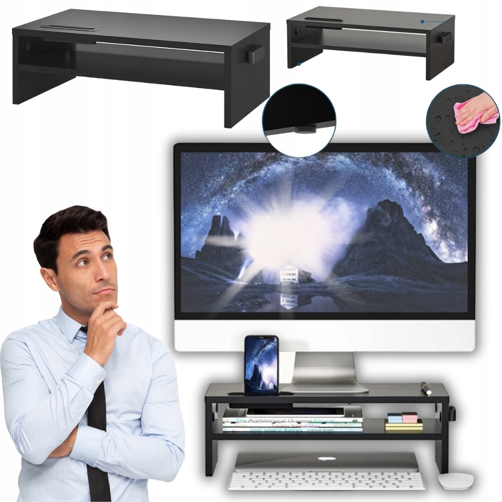 Stojan Pod Monitor Pro Počítač, Stolní Konzole, Stojan, Držák!