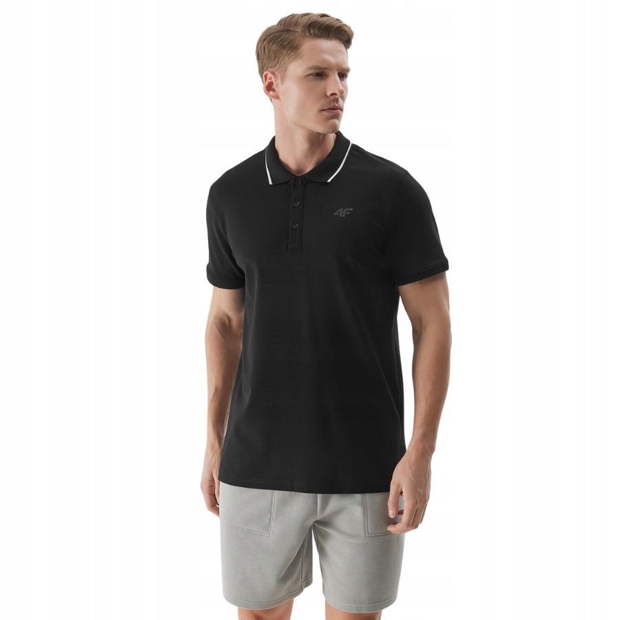 KOSZULKA MĘSKA POLO 4F T-SHIRT PODKOSZULEK BLUZKA SPORTOWA NA CO DZIEŃ Marka 4F