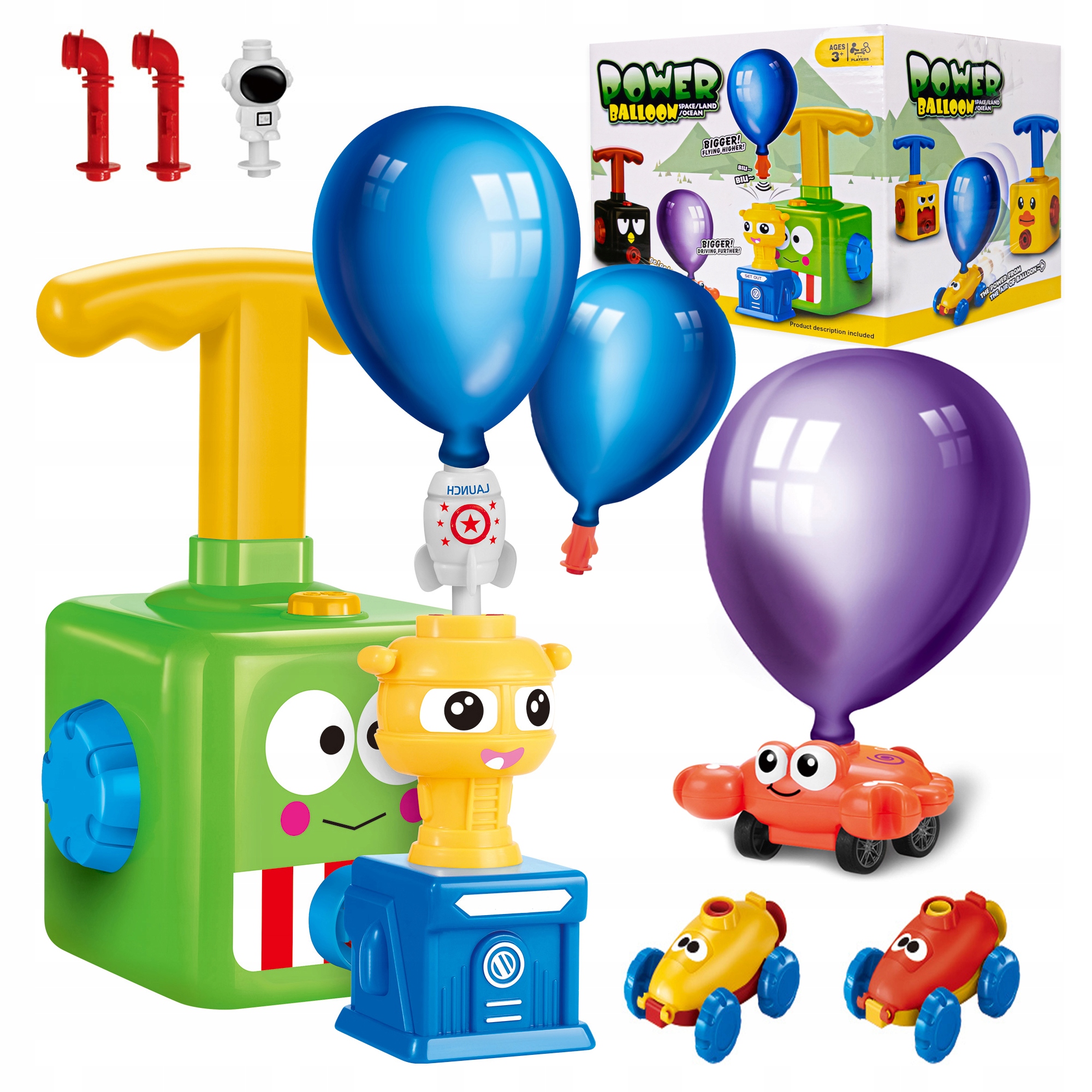 

Power Balloon Auta Z Napędem pompka balony pojazdy