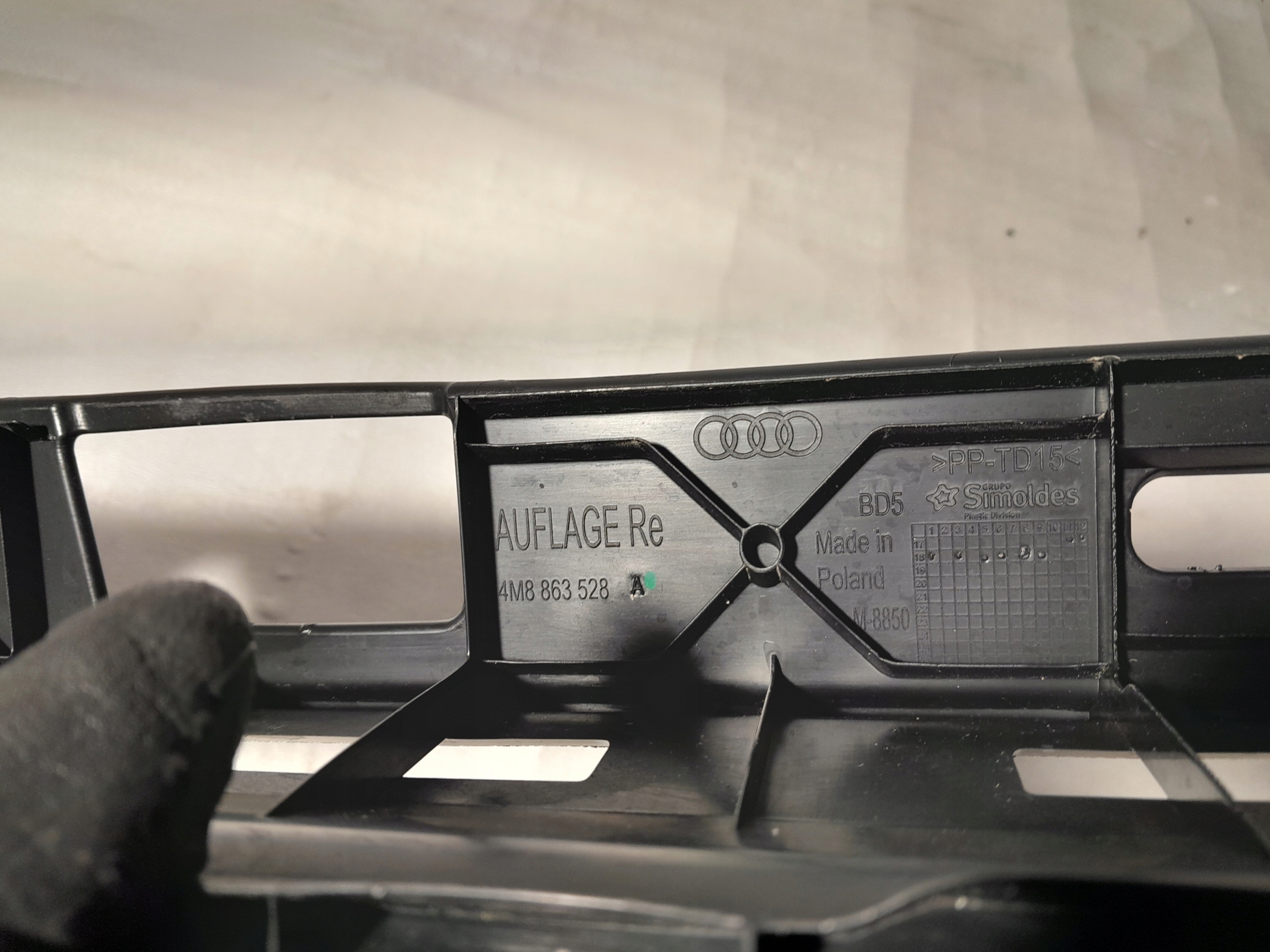 AUDI Q8 4M Blende Abdeckung TUNELU SRODKOWEGO 4M8863528A