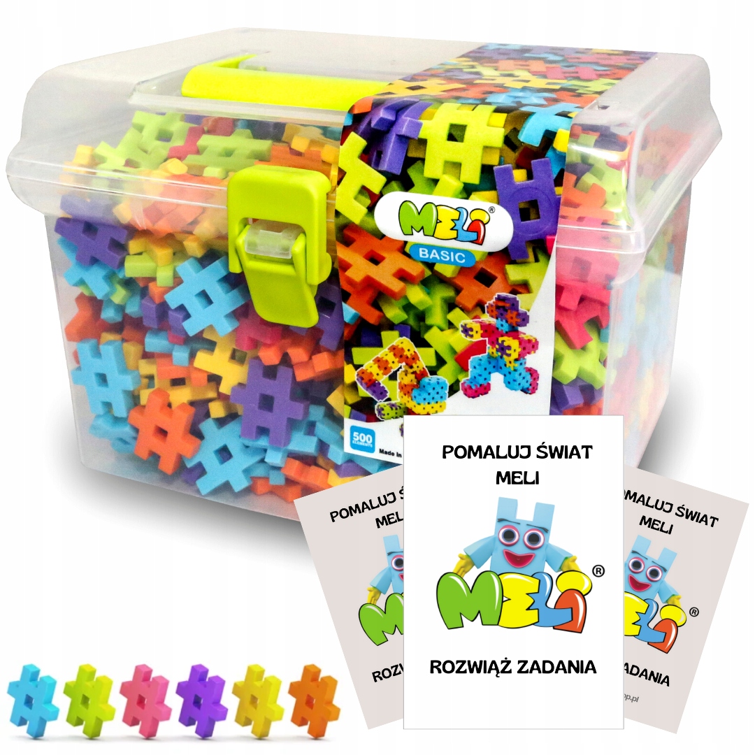 

Klocki Konstrukcyjne Meli Basic 500 Travel Box