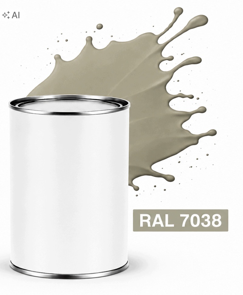 Ral 7038 Alkydová smaltovaná lesklá Barva na kov a ocel 1L