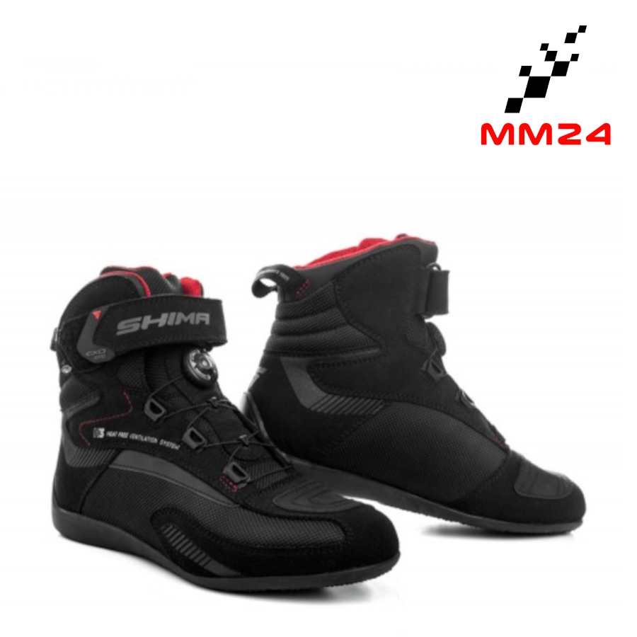 Motocyklové Topánky Shima Exo Vented Systém Atop Suchý Zips Krátke Na Leto 48