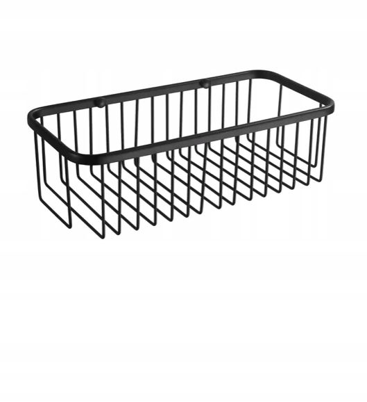 Koupelnový košík Stella 30,5 x 14,5 x 9 cm černý 16.014b