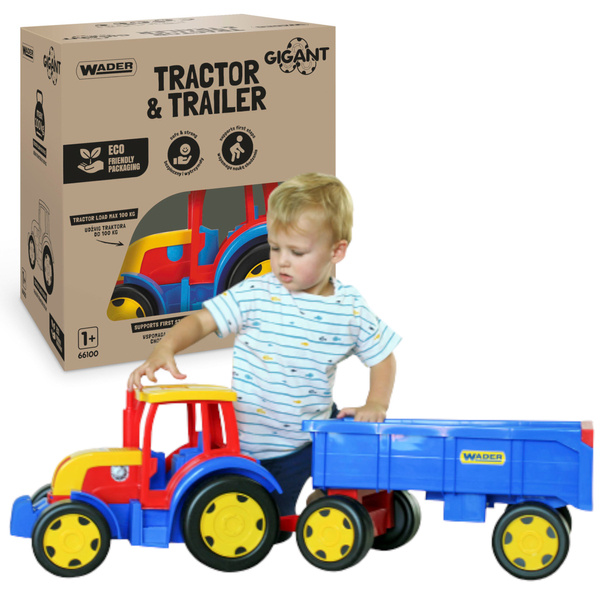 

Wader 66100 Traktor Gigant z przyczepą Zestaw