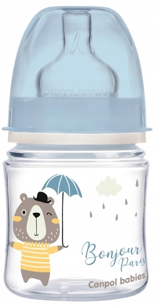 CANPOL BUTELKA SZEROKA ANTYKOLKOWA 120ml EasyStart BONJOUR