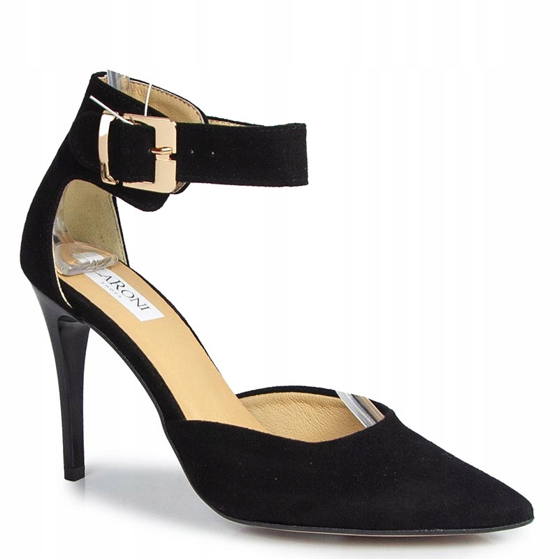 LaRoni E788 Lodičky Sandály Černá Kůže 37