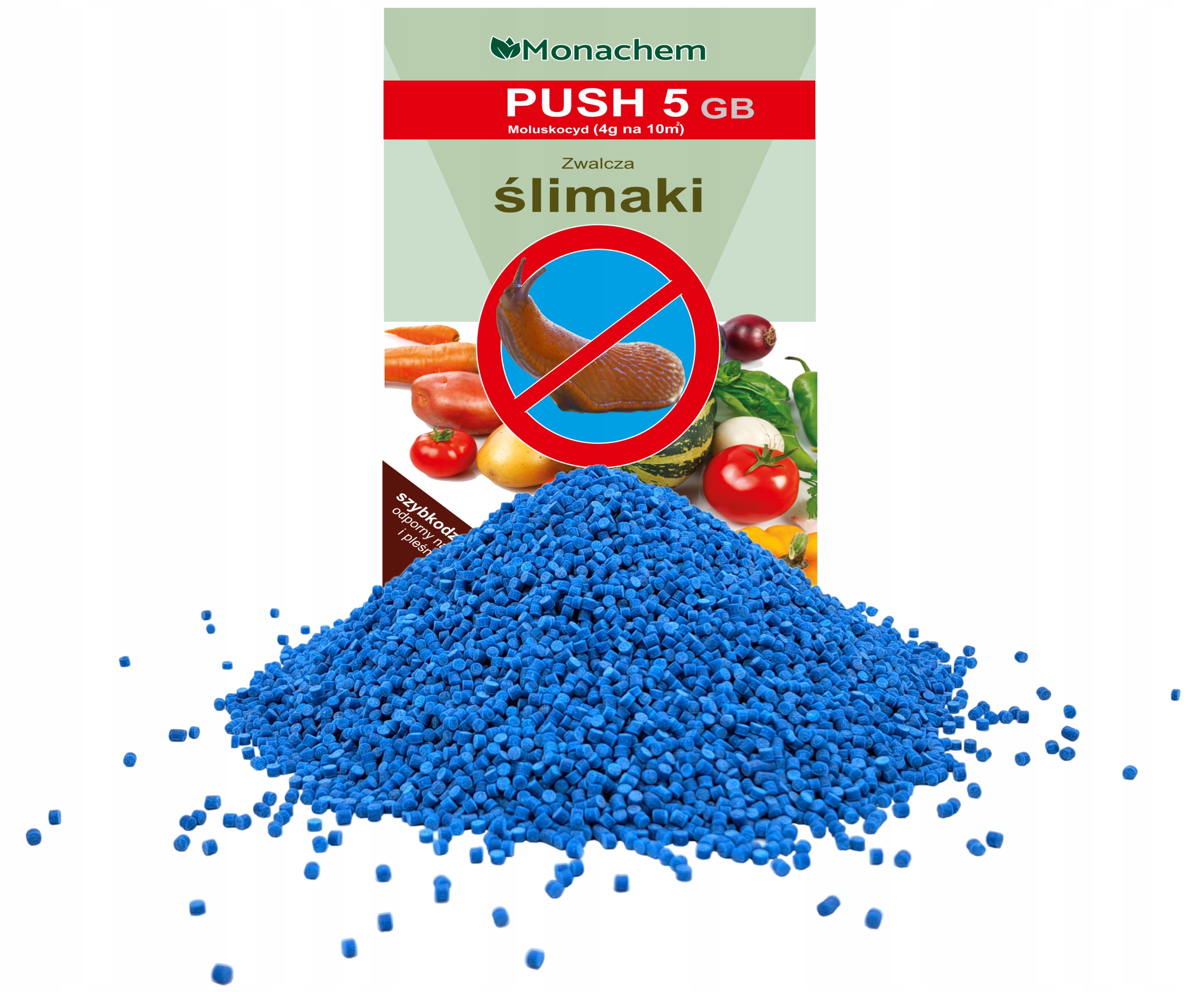 Preparat Na Ślimaki Granulowana Trucizna Push 5 Gb 5 Kg