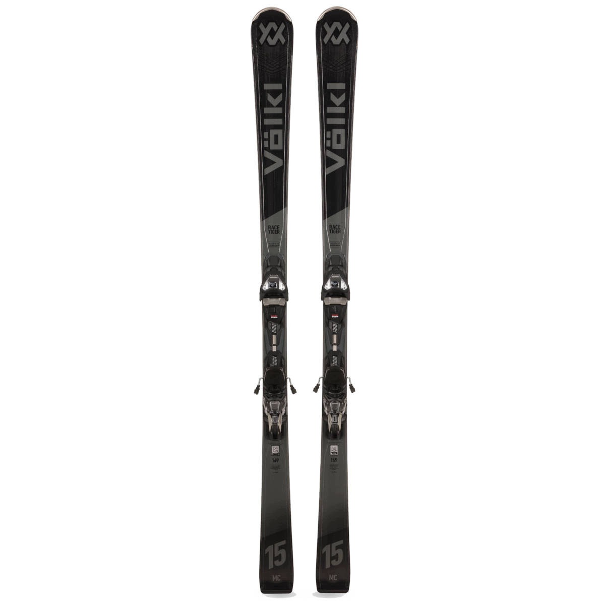 Narty Volkl Racetiger MC wiązania vMotion 11 Black 2027 169 cm