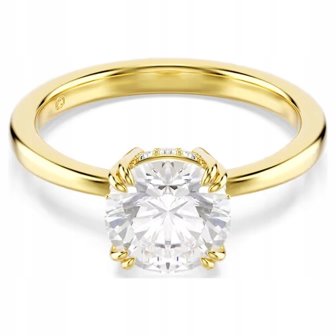 Prstýnek Swarovski Stilla Attraction Ocel pozlacený Křišťál Zirkon 55