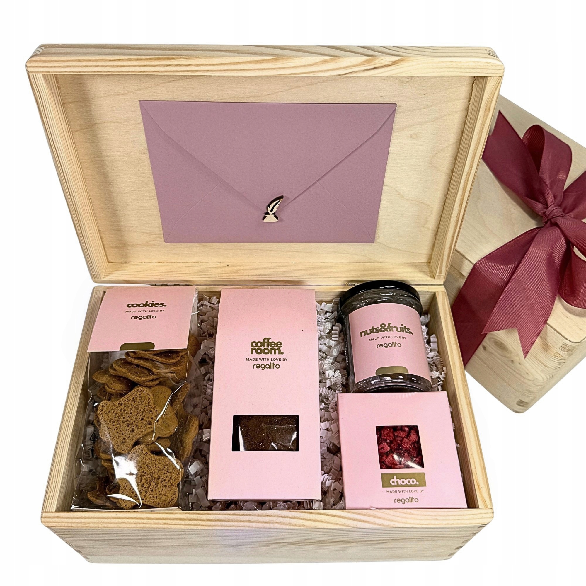 Box nr 674 Zestaw Kosz Prezentowy Upominek Personalizowany Pudełko