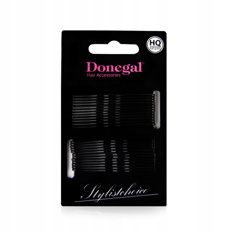 

Donegal Wsuwki do włosów Czarne 5cm 5091 24szt.