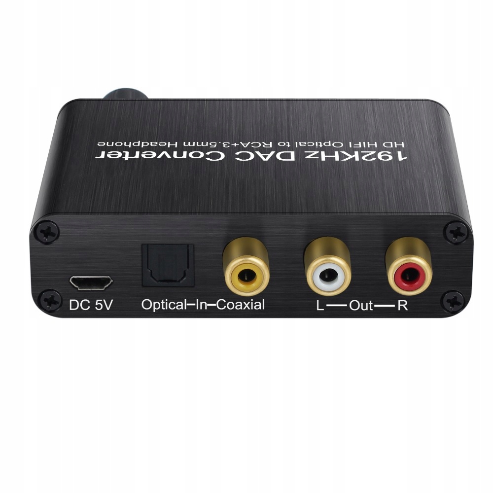 Konwerter do nc+ AC3 DTS Toslink +wzm. słuchawkowy Głębokość produktu 59 cm