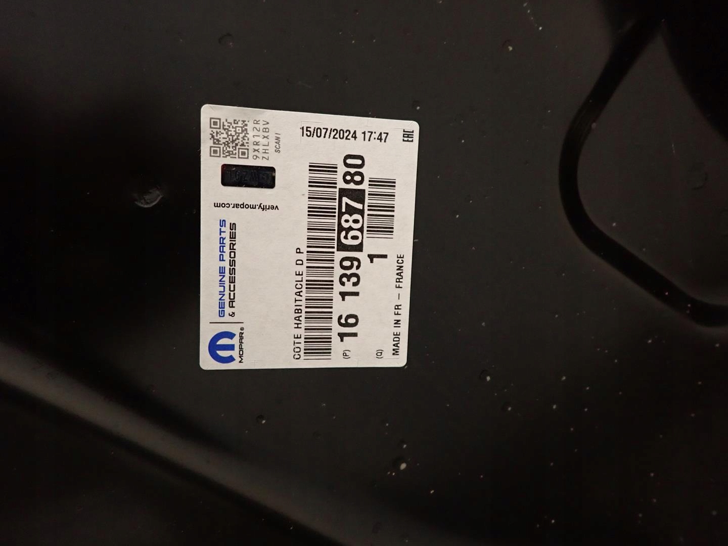side right pillar JUMPY EXPERT PROACE III 2016- 1613968780