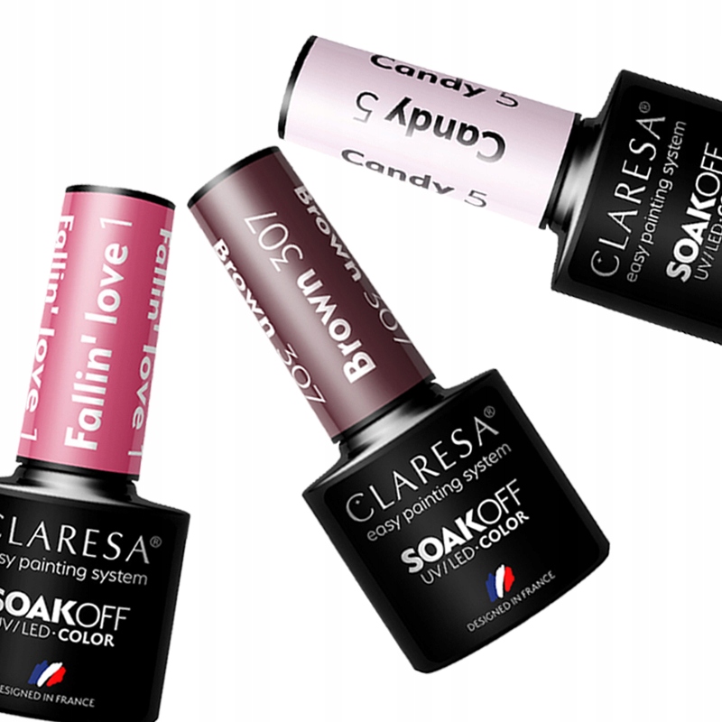 

2+1 Claresa Zestaw lakier hyrbydowy 5ml