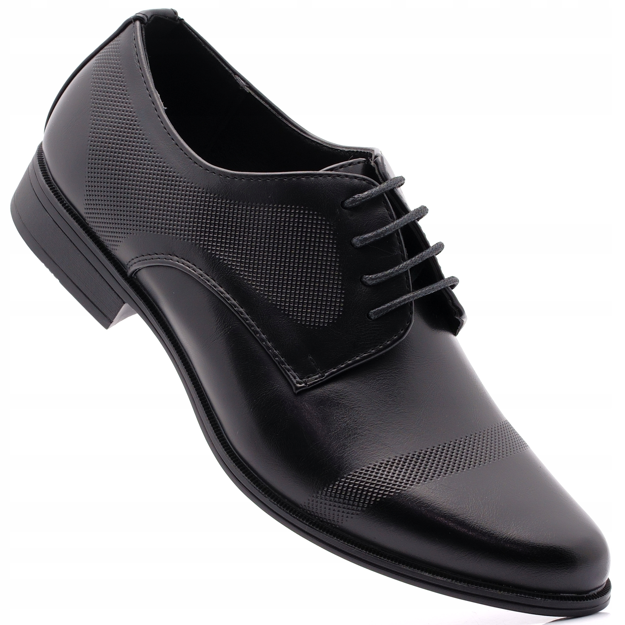 Badoxx BUTY CHŁOPIĘCE KOMUNIJNE WIZYTOWE CZARNE PANTOFLE 472 37