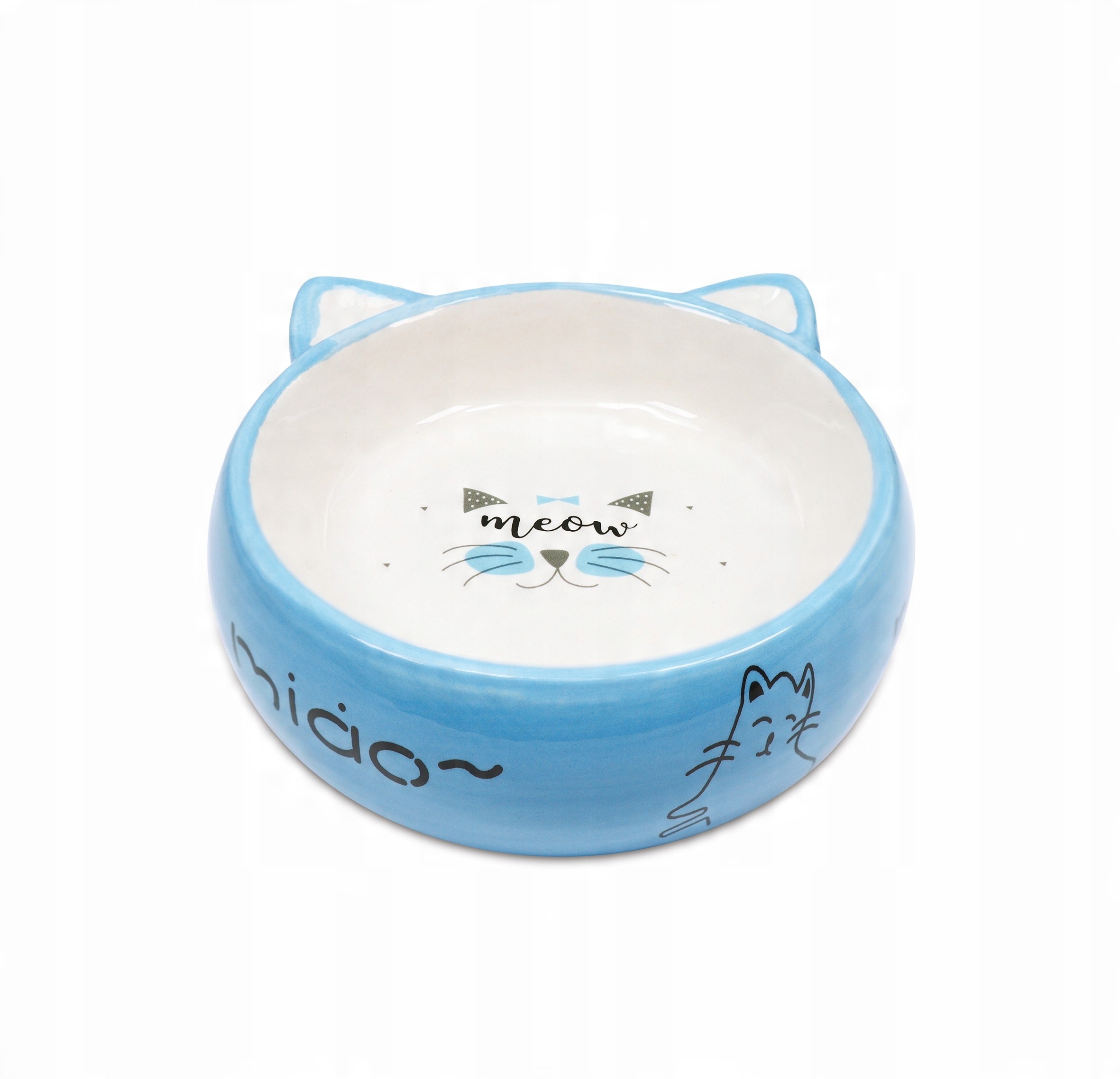 

Miska ceramiczna dla kota - głowa kota 110ml