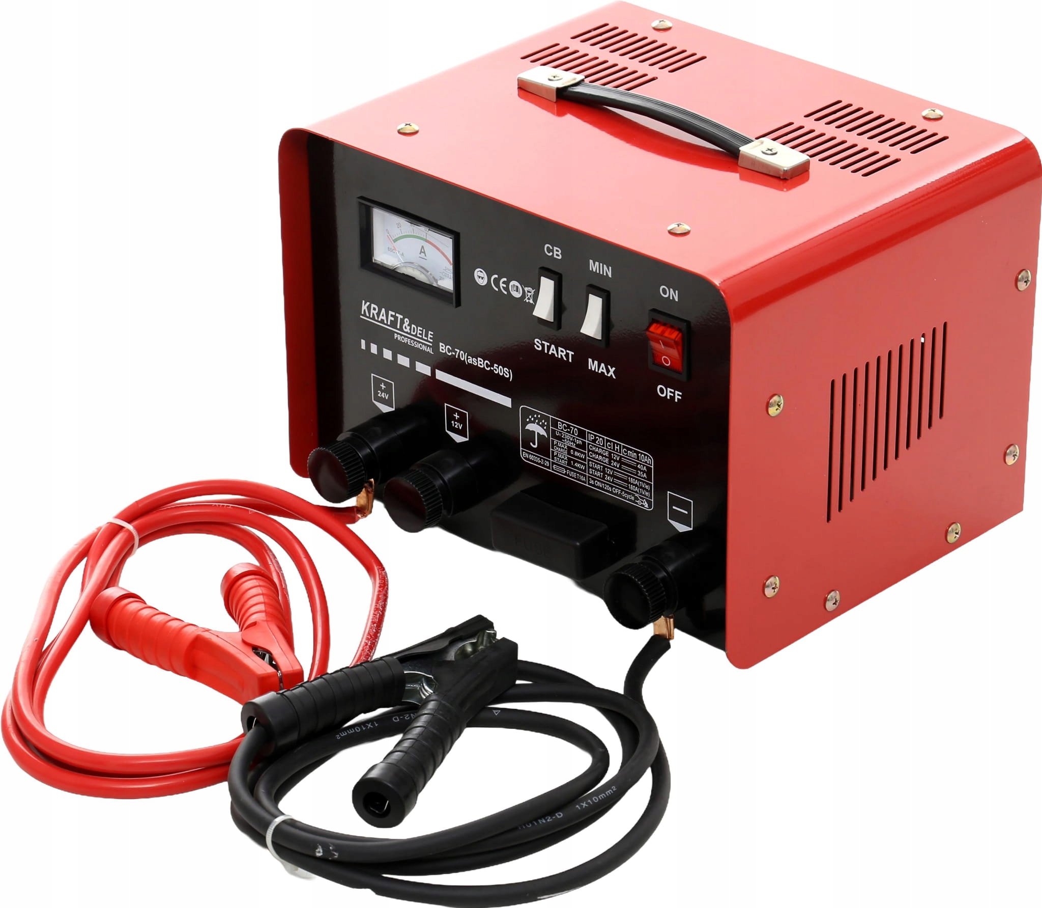 Akumulátorový Usmerňovač S Štartérom 180A 12/24V Kraft&dele KD1914